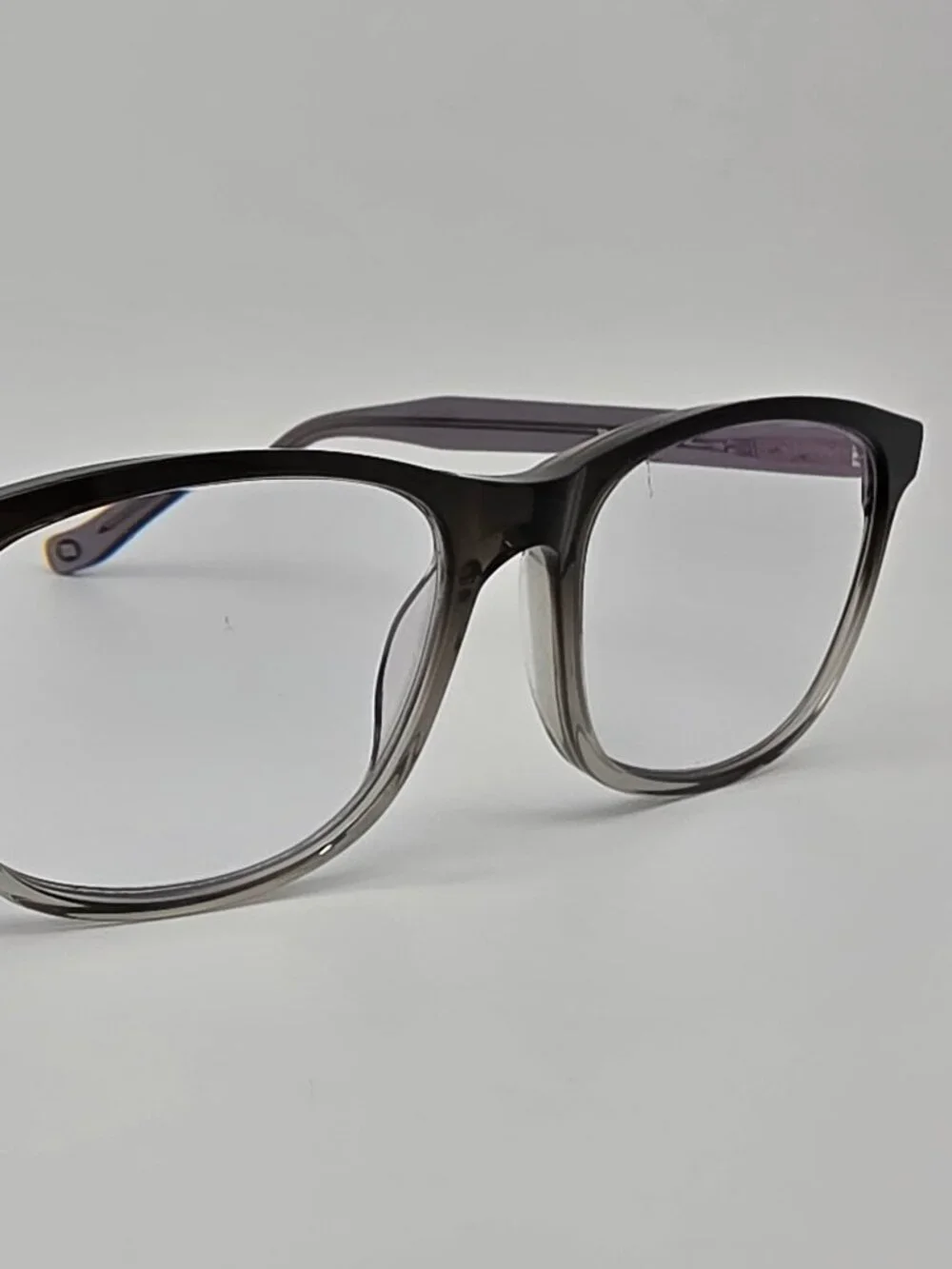 Muse 39-P9319 Smoke Grey to Crystal Fade Full Rim Eyeglasses Frame 55-17-140